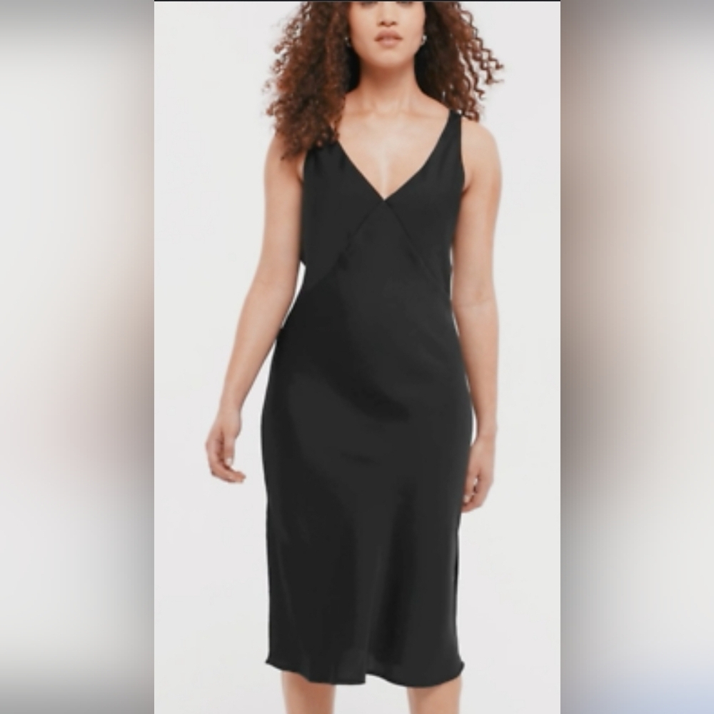 NWT A New Day Black Slip Dress